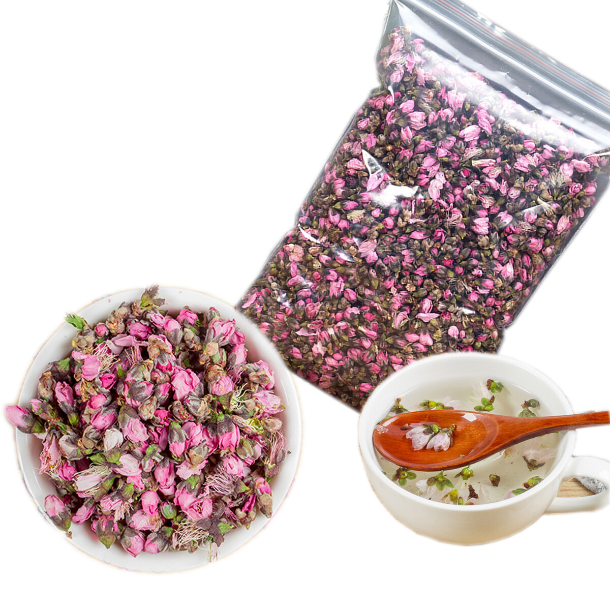 Peach Blossom Tea Dried Flower Natural Floral Herbal Tea Premium Health Drink