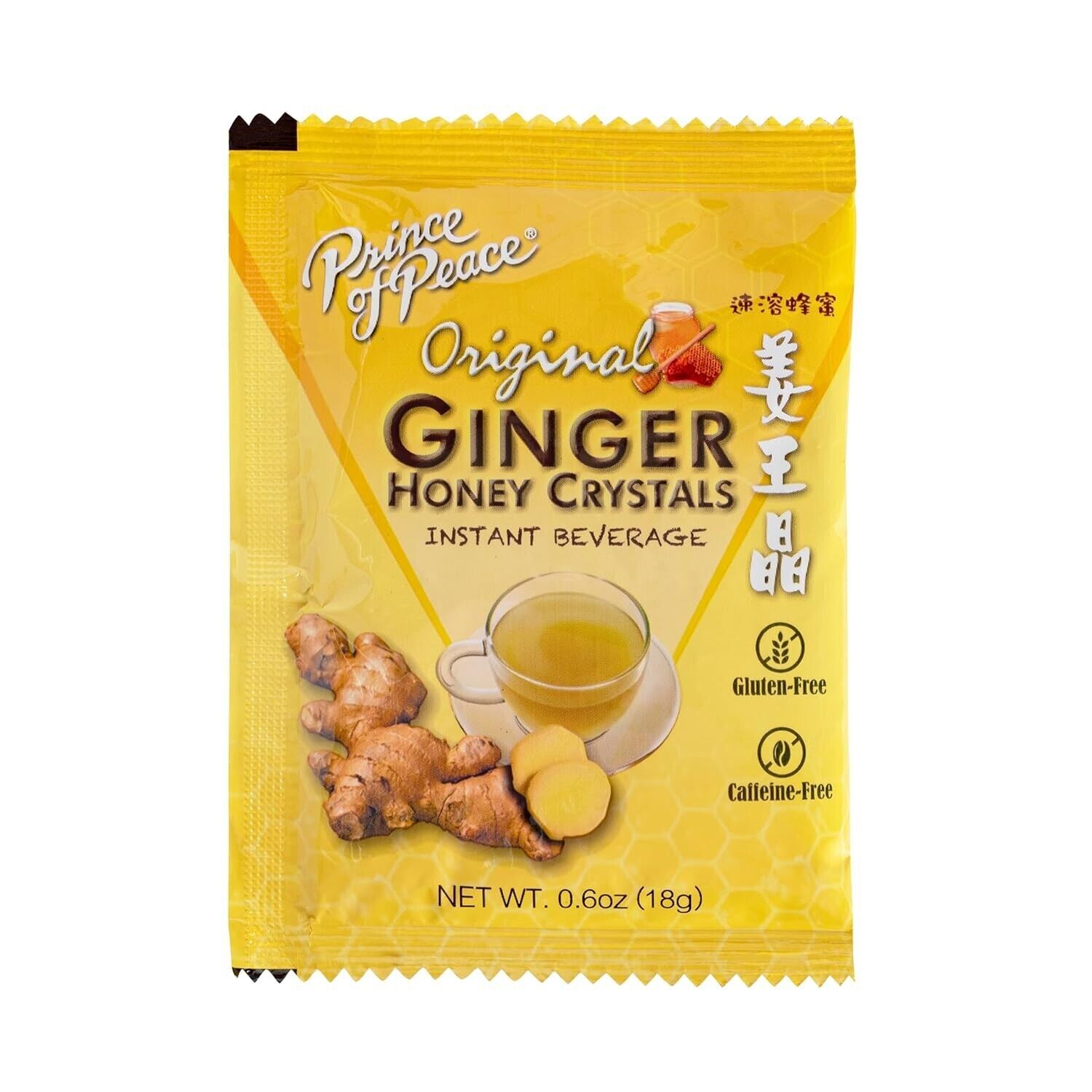 SM Prince of Peace Instant Ginger Honey Crystals 10 Counts (3 Pack)