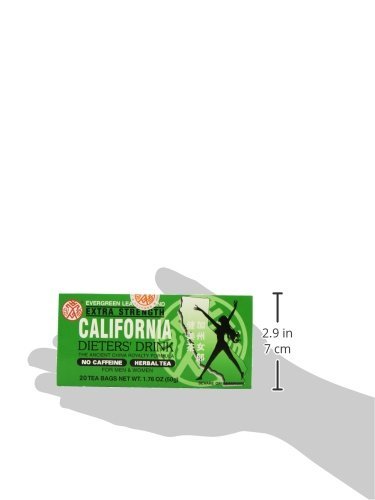 4 BOXES CALIFORNIA DIETERS’ DRINK EXTRA STRENGTH TEA 1.76 OZ (20 Tea Bags)
