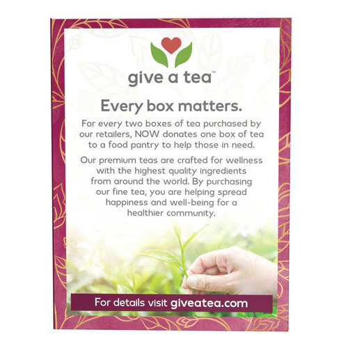Organically Hip Hibiscus Tea 24 bags By Now Foods