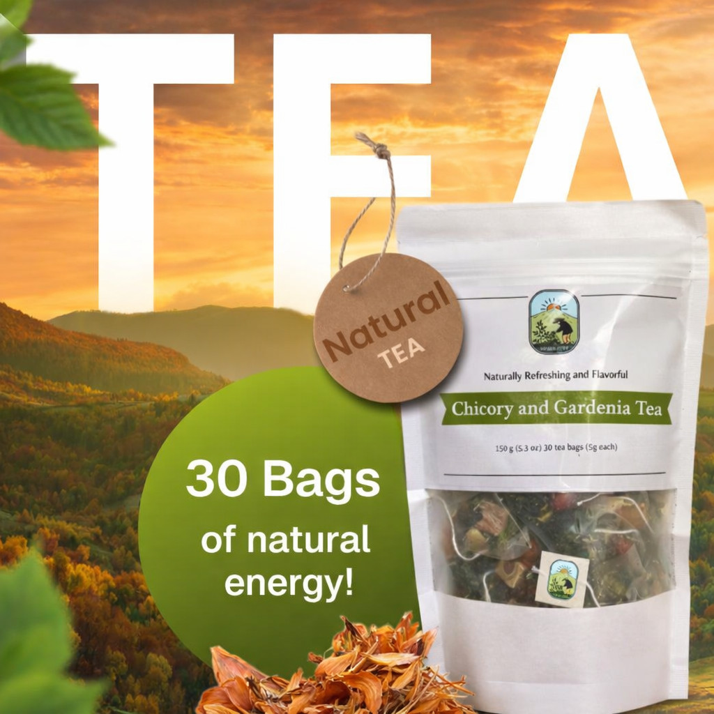 Chicory & Gardenia Herbal Tea – 30 Tea Bags (150g)