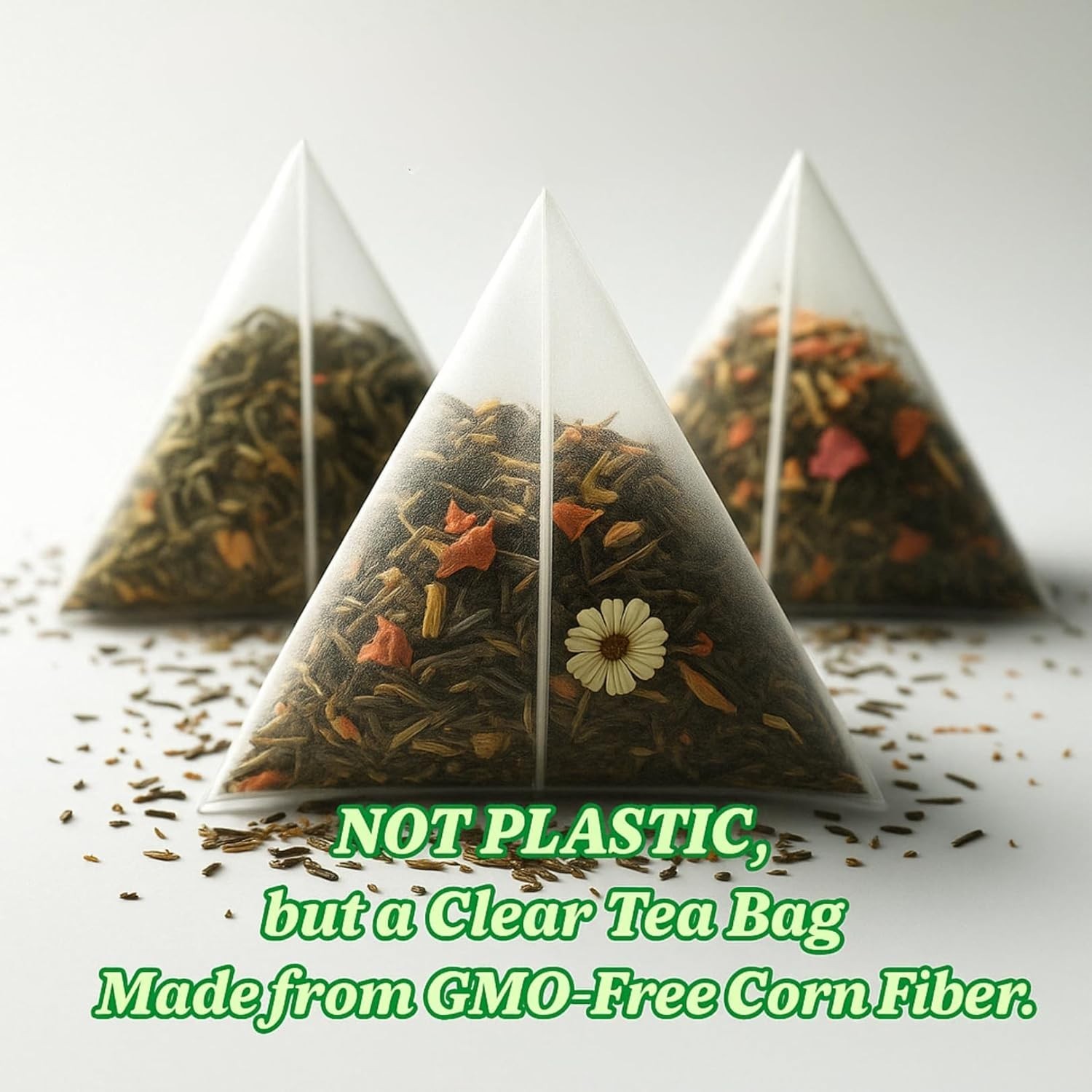 Tozzy Organic Ginger Tea – 100 Count, Plant-Based Pyramid Tea Bags