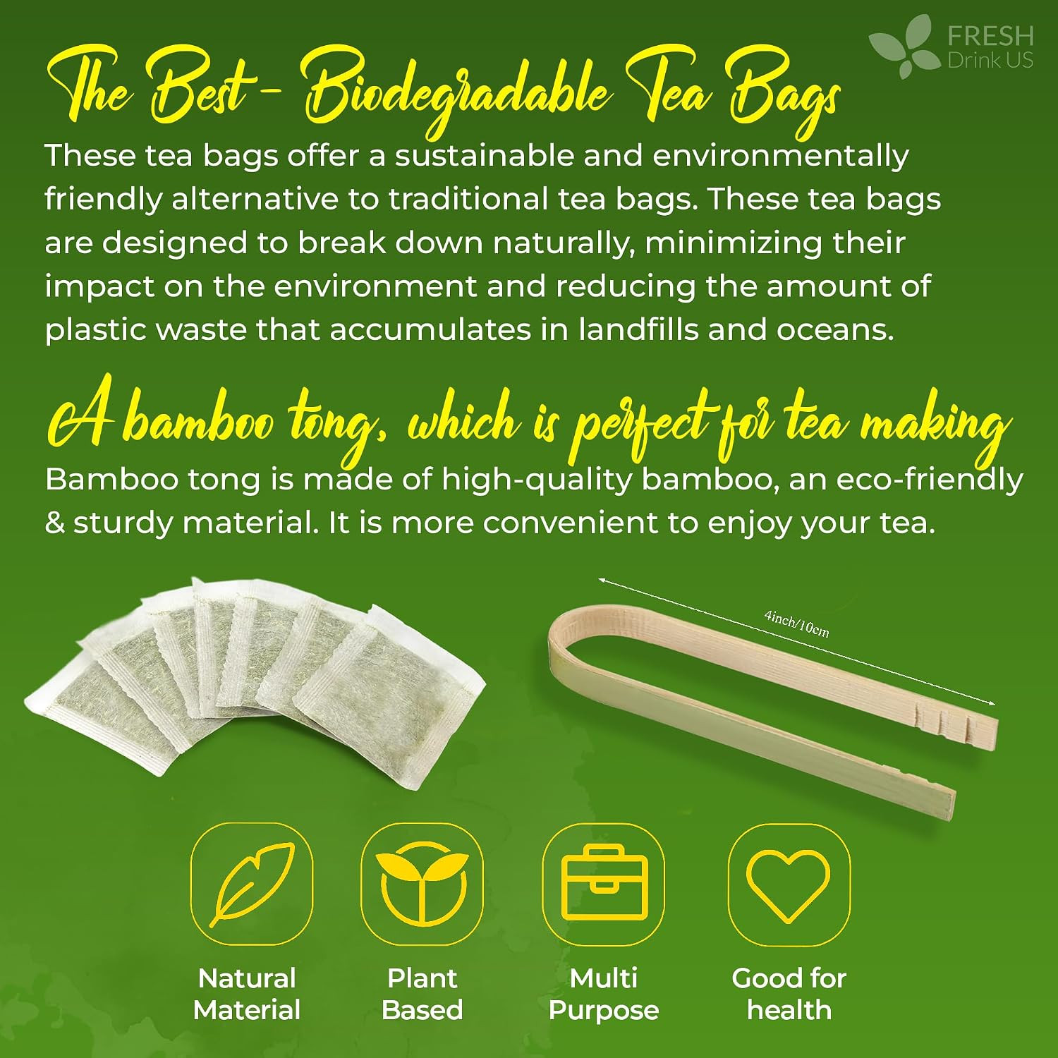 Freshdrinkus, Premium 40 Banaba Tea Bags, 100% Natural & Pure from Banaba Leaves
