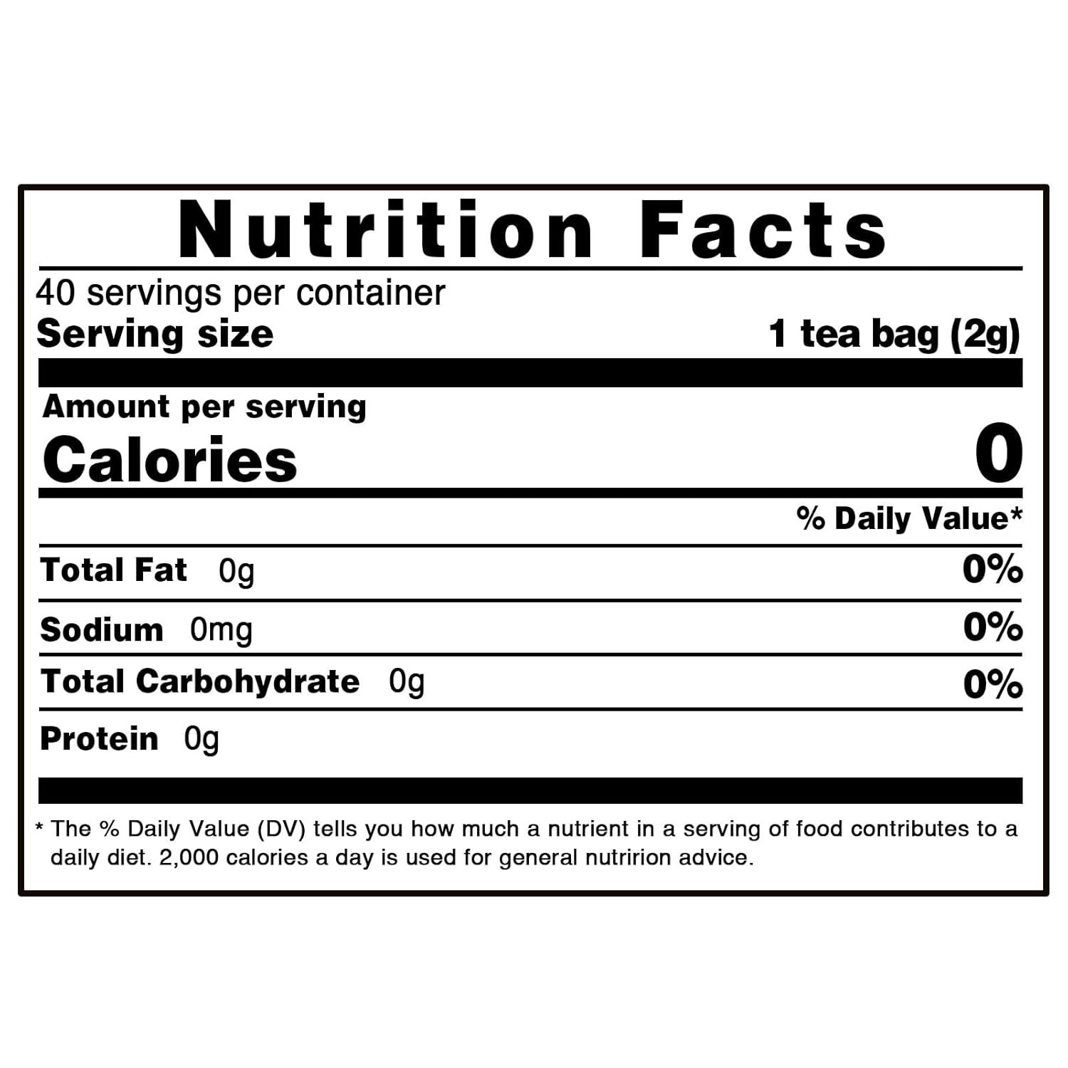 Marshmallow Root Tea Bags – 40 Count | Caffeine-Free Herbal Remedy