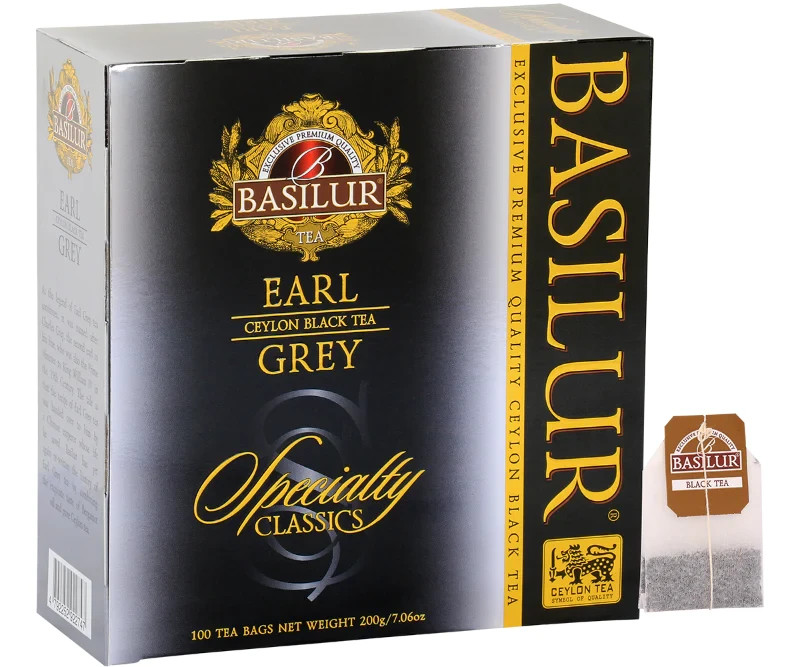 Basilur Ceylon tea specialty classic earl grey 100 Tea Bags