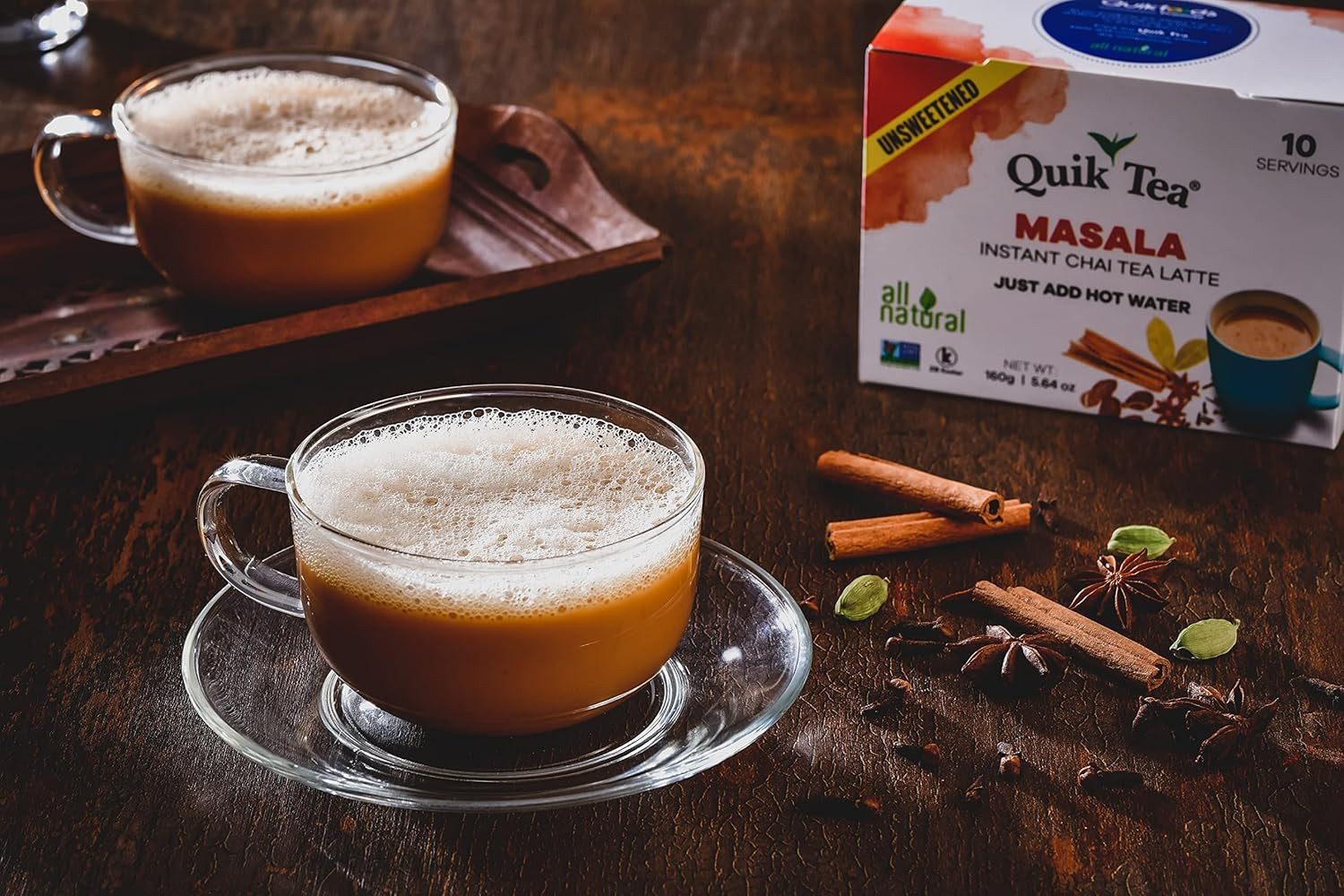 Tea Latte, Masala Chai, 8.5 Ounce (Pack of 4)