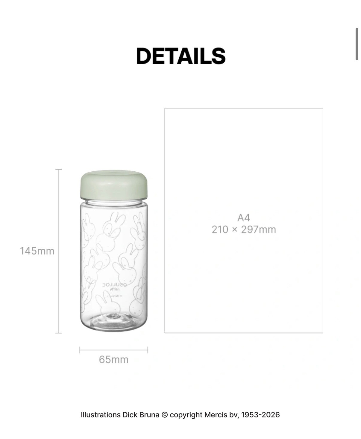 OSULLOC x MIFFY Iced Tea Gift Set Tumbler Pouch Korea Limited Edition