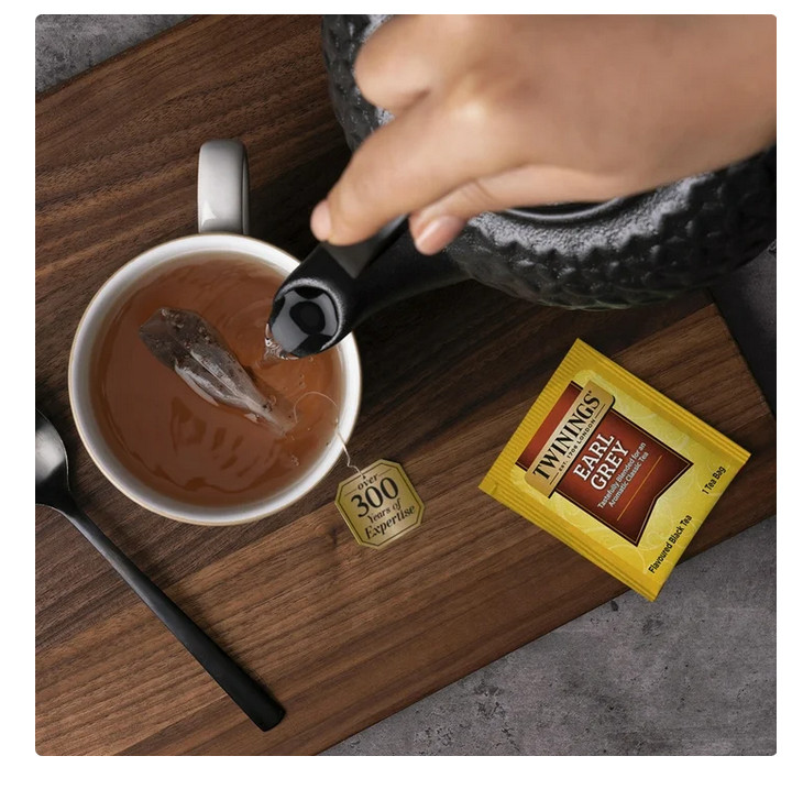 Twinings Earl Grey Citrus and Bergamot Black Tea Bags, 50 Count Box