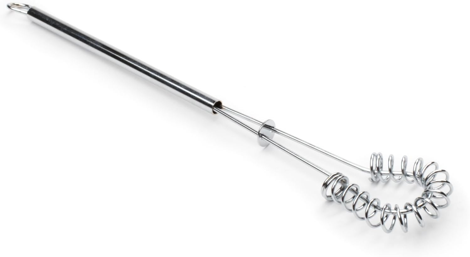 Mini Whisks, Chrome Plated, Set of 4, Metallic, 8 X 2 X 1.75 Inches