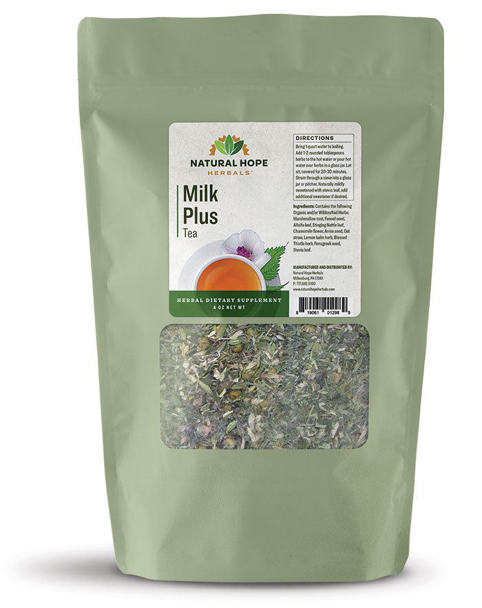 MILK PLUS TEA – Organic Nutrient Rich Herbal Blend for Nursing Mothers USA