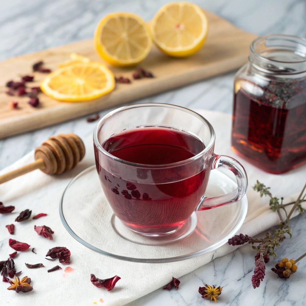 Premium Hibiscus Tea Bags,100 Tea Bags/7.06 Oz,100% Pure Dried Hibiscus Flower,N