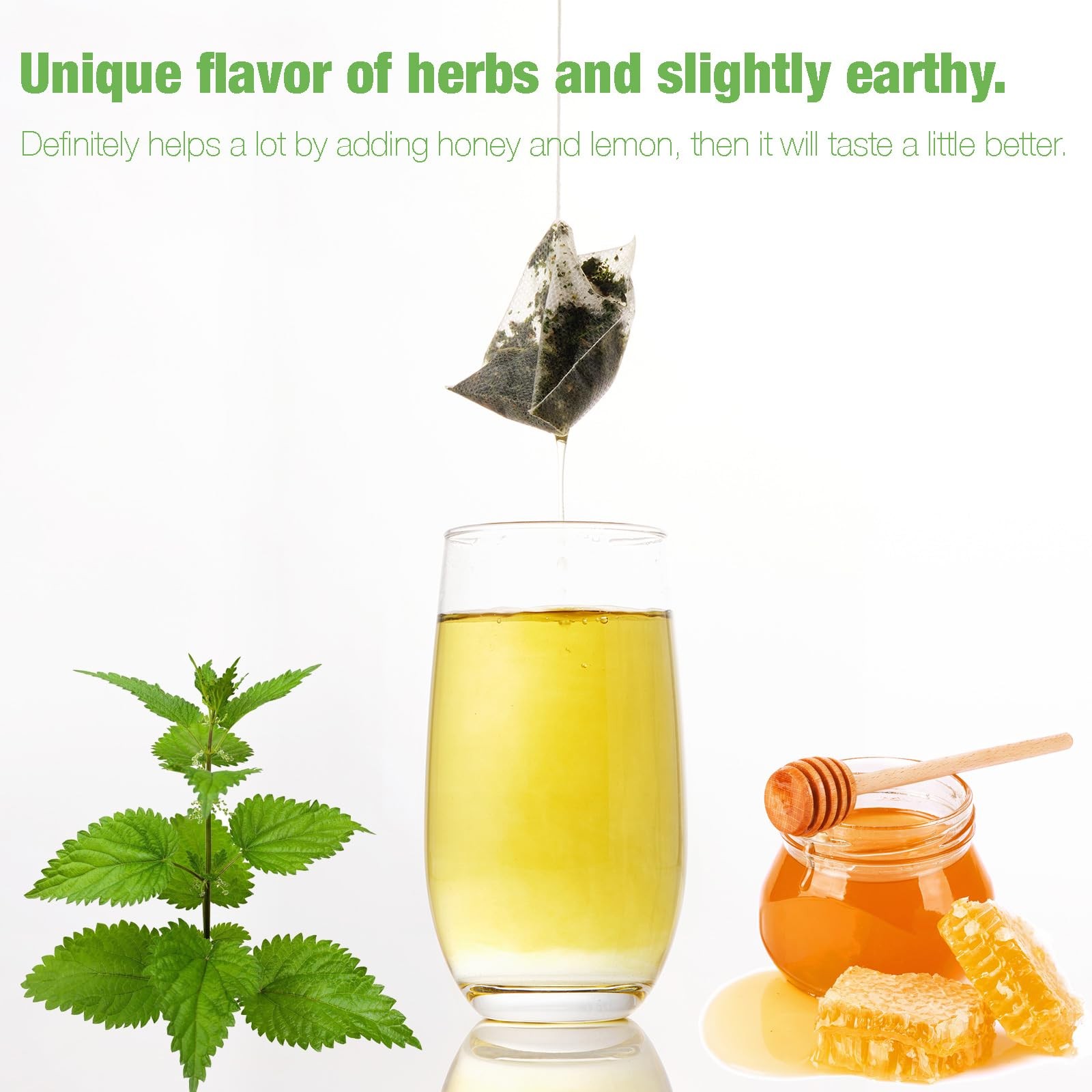 55 Nettle Leaf Tea Bags, 100 Natural Pure Stinging Nettle Tea, Dried Nettle …