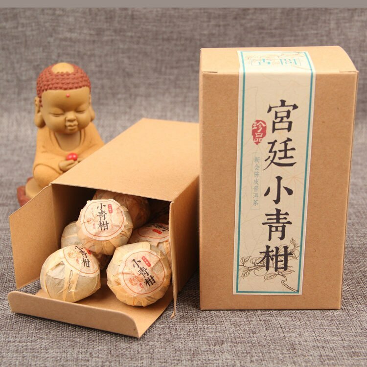 XinHui “Chen Pi” Tangerine Peel Orange Shu Pu-erh Ripe Puer Tea 100g