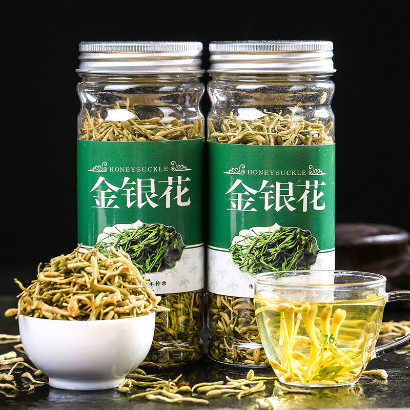 Natural Honeysuckle Herbal Tea Organic Jinyinhua Flower Tea 40g