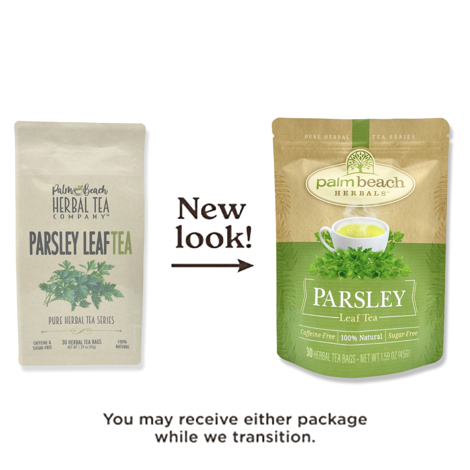 Parsley Leaf Tea by Palm Beach Herbals | 30ct, Caffeine-Free