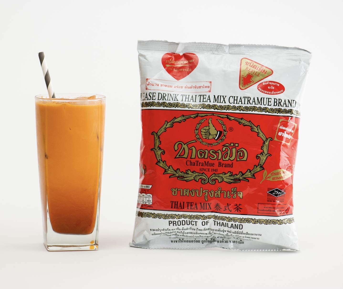 Thai Tea Mix (Number-One) Cha Tra Mue Brand, Original Thai Tea Mix from Thail…