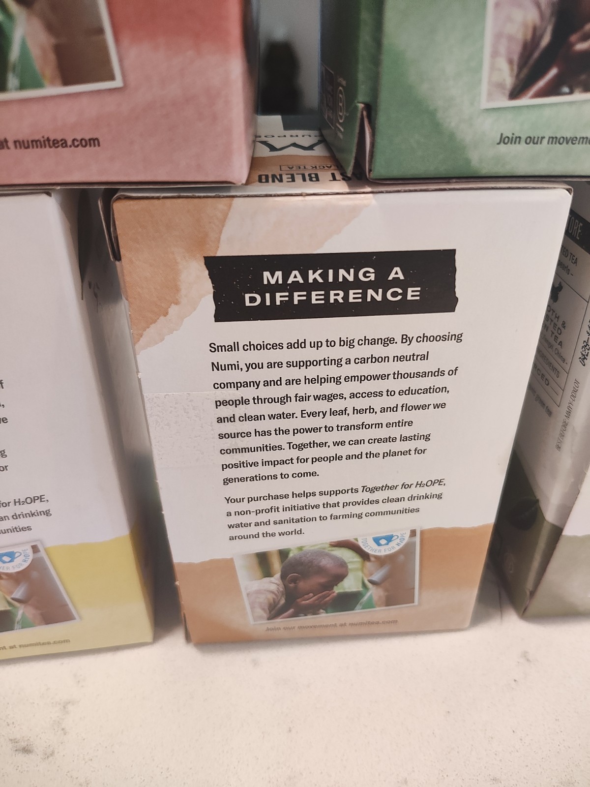 Numi Teas Bags 18 Count In Each Box 5 Individual Boxes Total 90 Tea Bags AAA