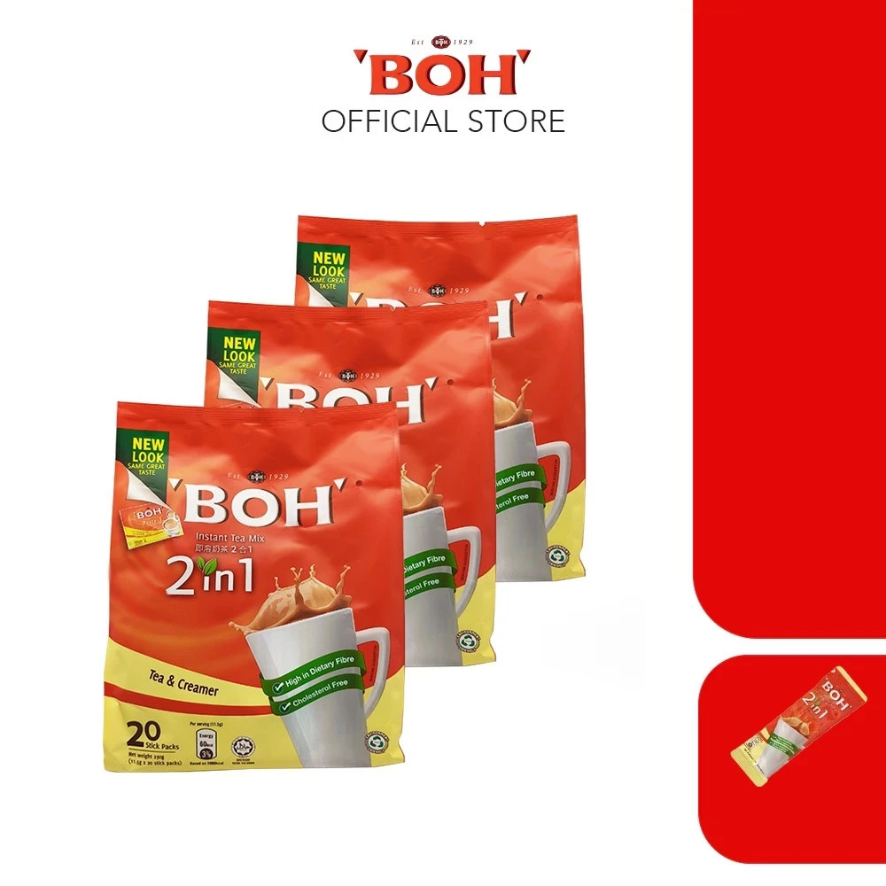 BOH Instant Tea Mix 2 In 1 Tea & Creamer 20s x 11.5g – 1 Pack