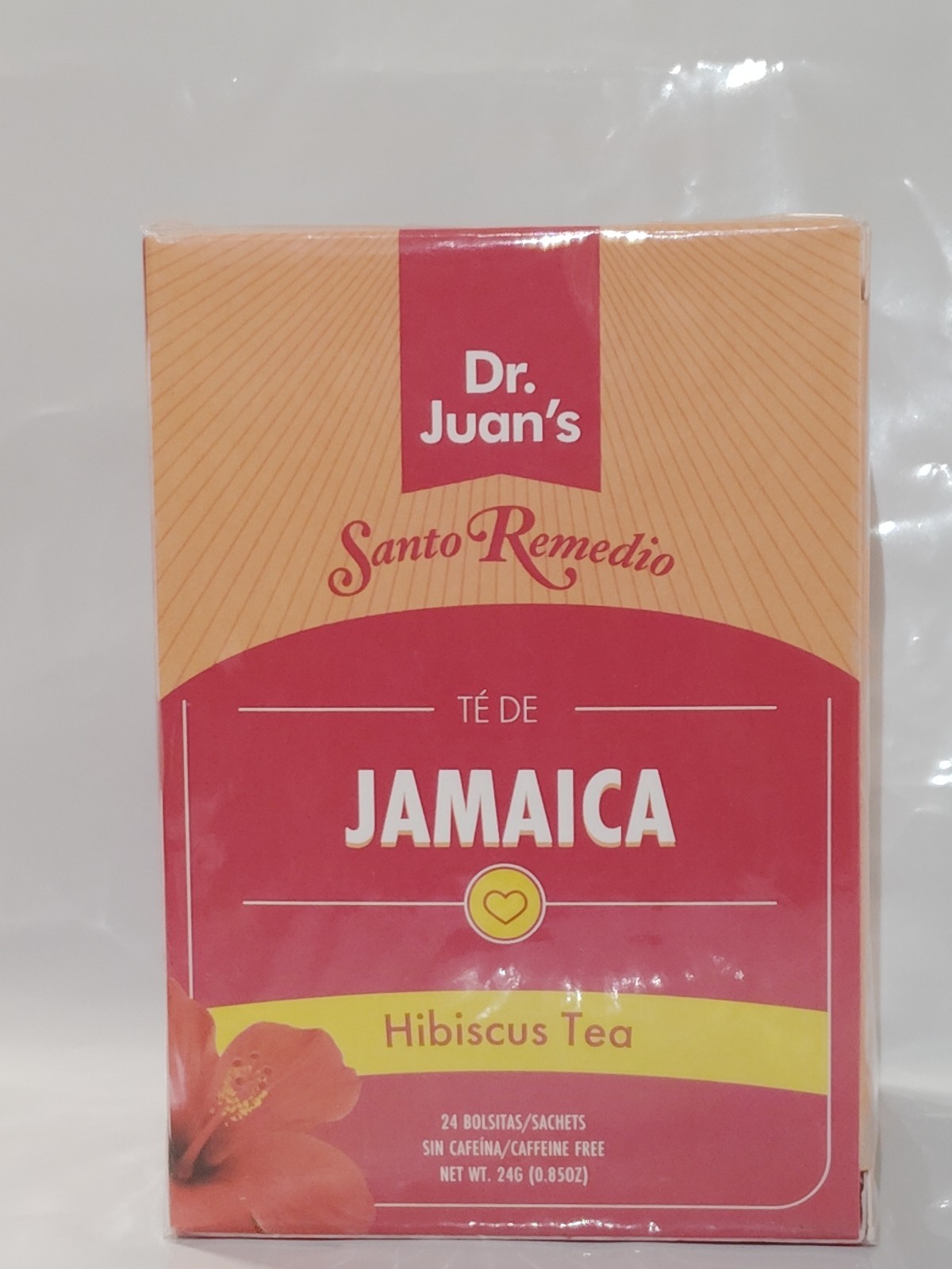 Dr Juan’s Santo Remedio Te De Jamaica Hibiscus Antioxidant Tea Bags 24 Count
