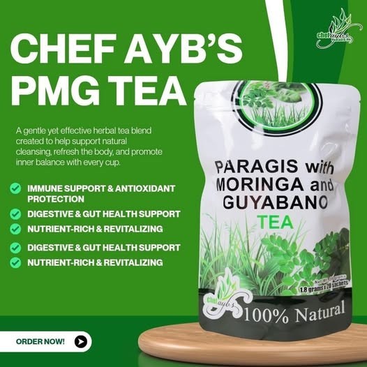 Chef Aybs Paragis Tea with Moringa and Guyabano Chef Ayb’s (20 Tea bags) 2 Pack