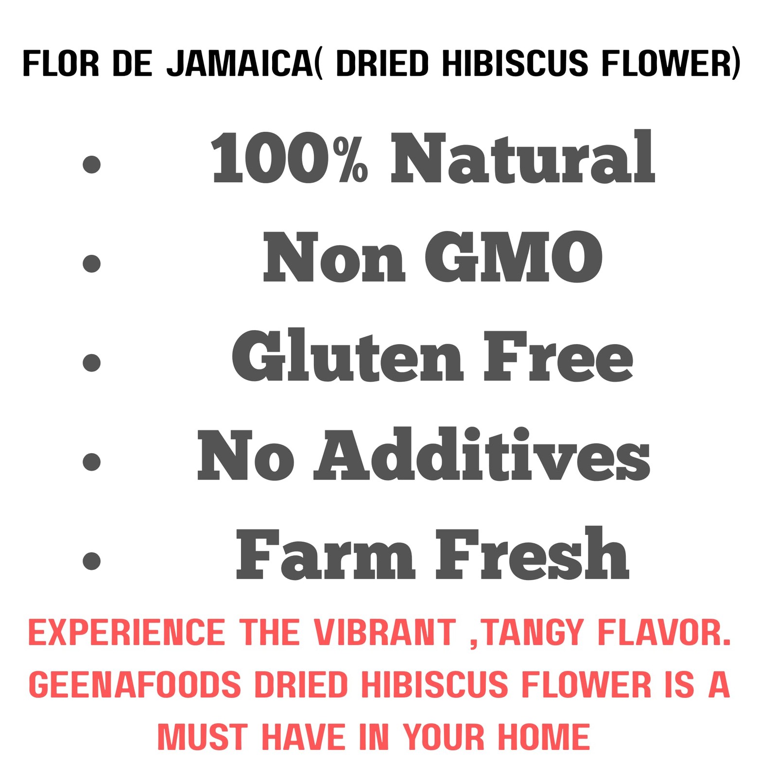 Dried Hibiscus Flowers _ 1lb Whole Petals, Flor de Jamaica by in Resealable B…