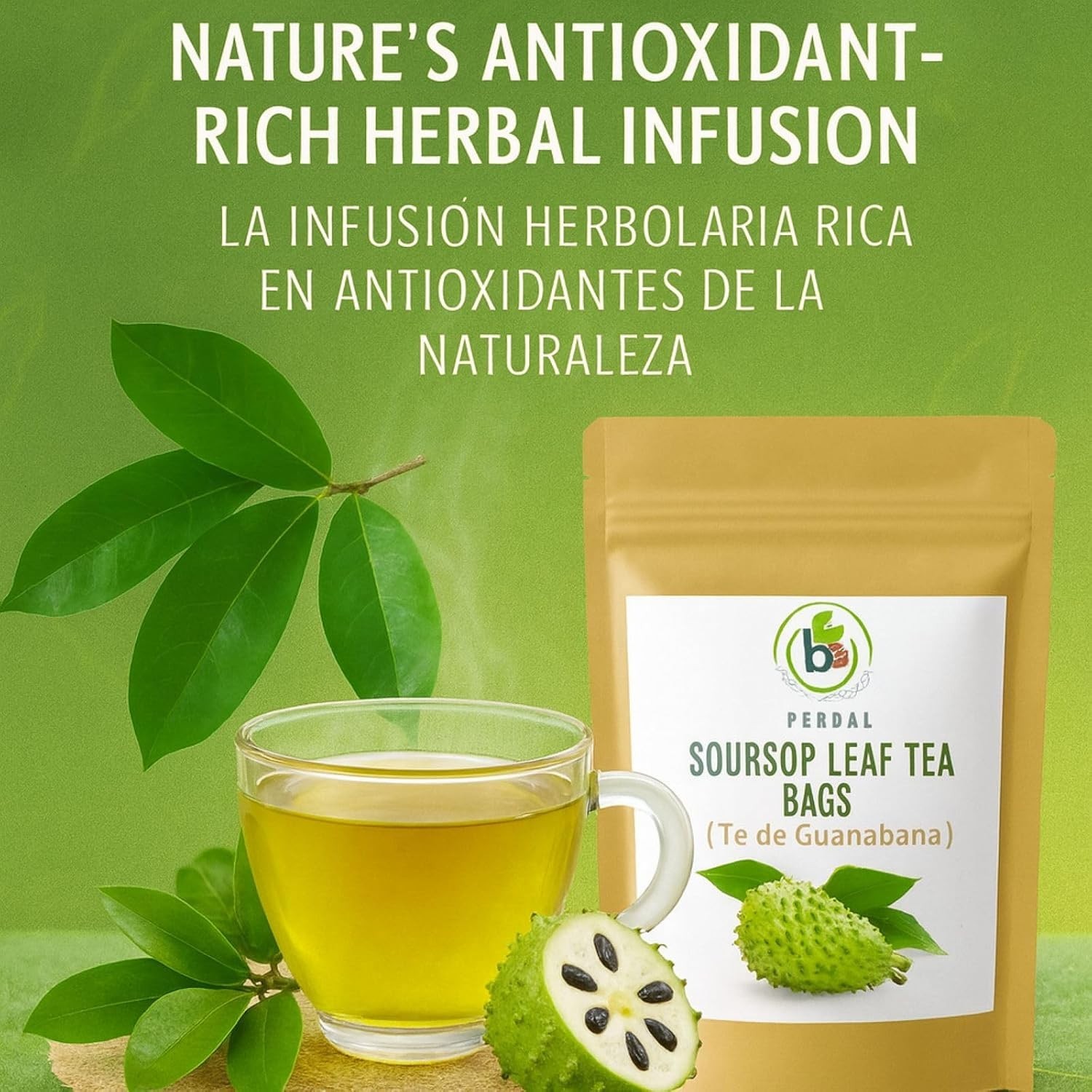 Guanábana (Soursop) Herbal Tea– 50 Bags by BexpertsUSA