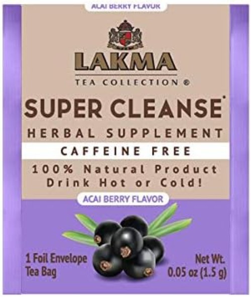Refresh Your Digestive Health: Lakma Organic Super Cleanse Tea – 25 Bags