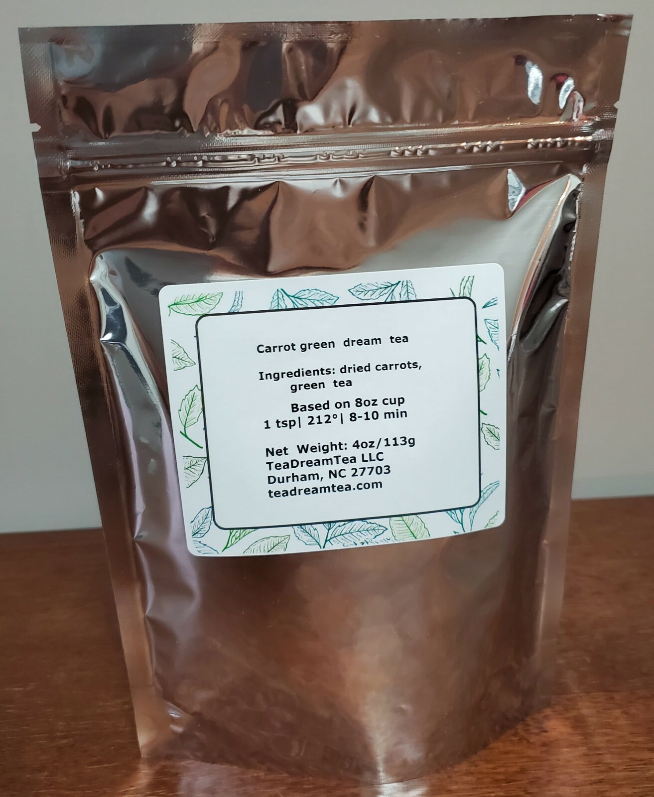 Orient Carrot Green Tea (Free Wooden Spoon & 5 Disposable Tea Bags)