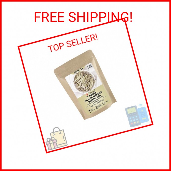 FullChea – White Tea Loose Leaf – Yunnan Silver Needle White Tea – Low Caffeine