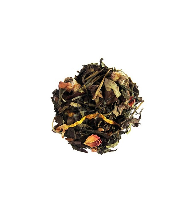 Apricot Jasmine Loose Leaf Tea Blend 2.65 oz Glass Bottle