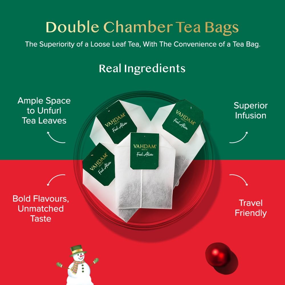 , Limited Edition Christmas Tea Gift Set | 45 Tea Bags, 9 Flavors – Holiday G…