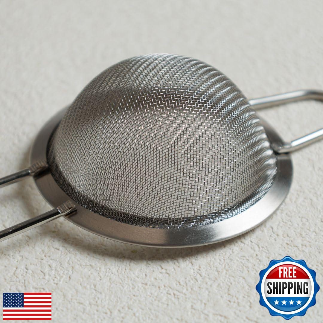 Naoki Matcha Large Stainless Steel Matcha Tea Sifter with Handle Matcha Set –