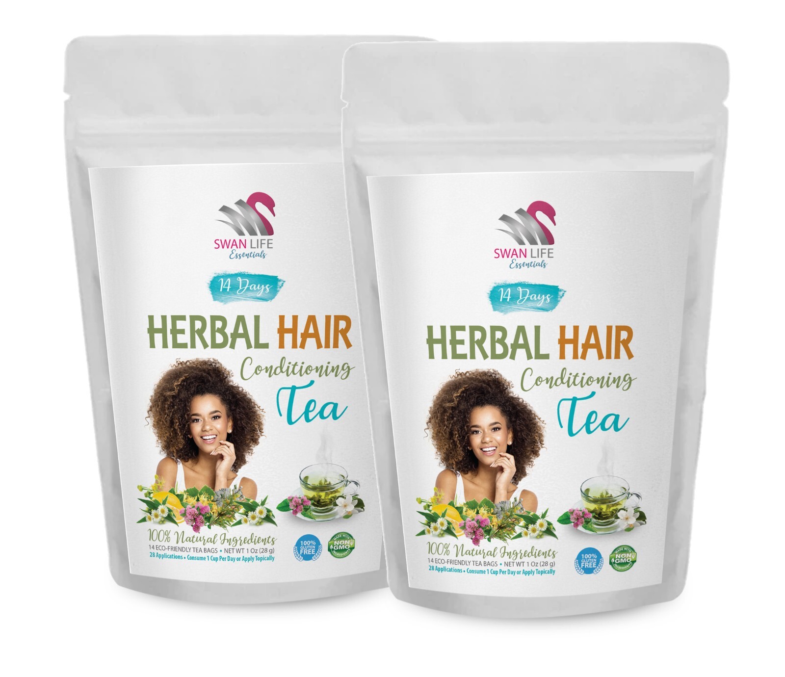 Rosemary Sage Herbal Fortification – HAIR CONDITIONING HERBAL TEA 2 Pack – Rosem