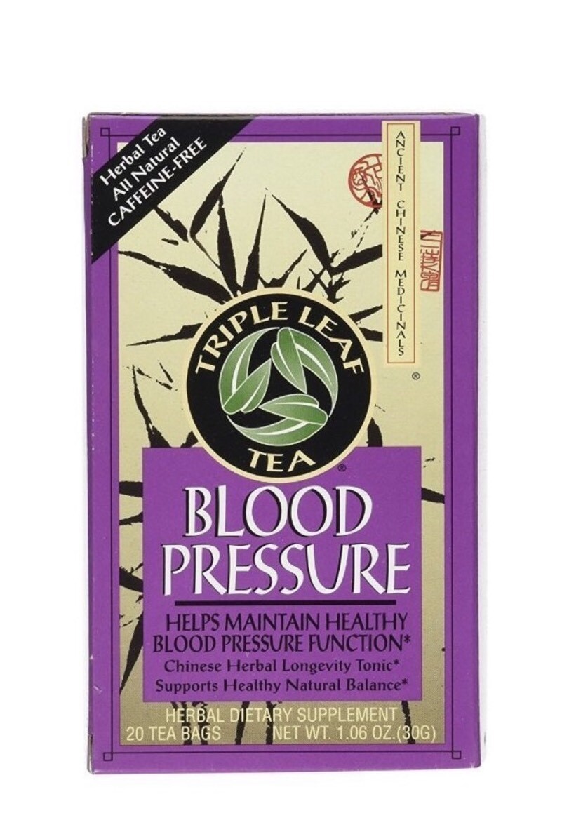 3 Boxes – Triple Leaf Tea Blood Pressure Tea Total 60 Tea Bags Herbal