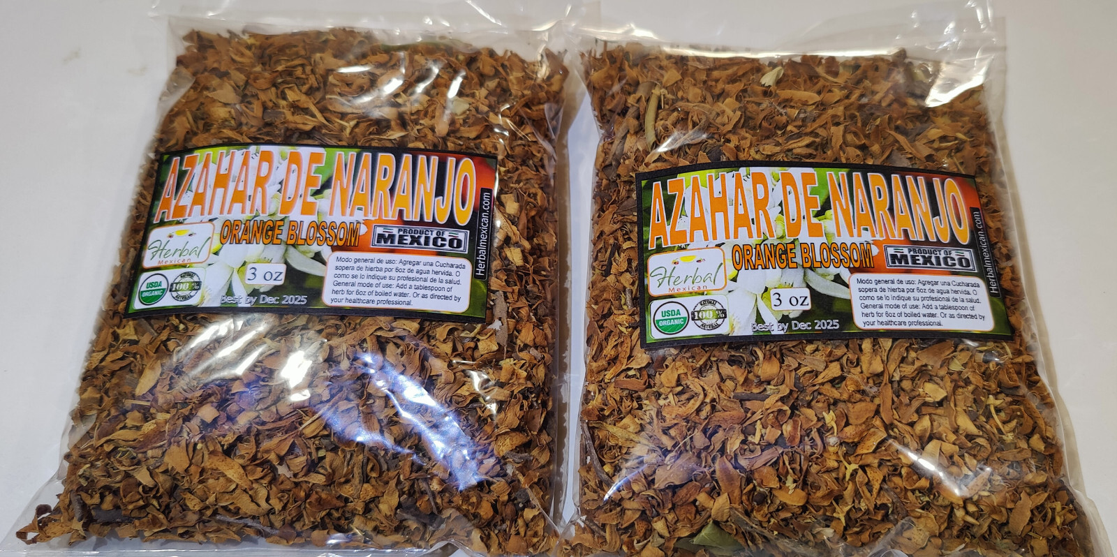 3oz orange blossom, orange blossom tea, orange blossom relax and focus better !!