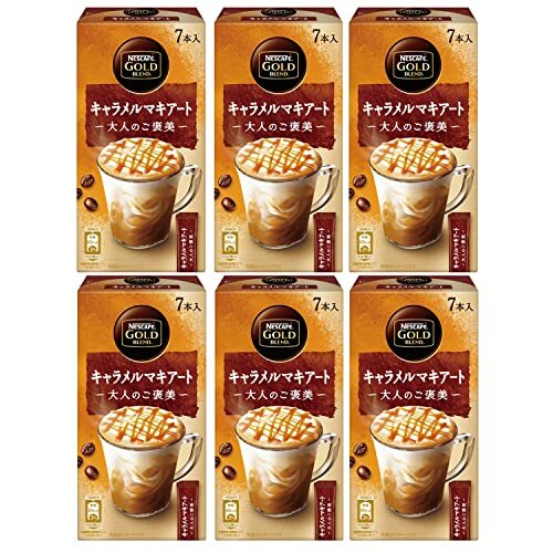 Nestle Adult Reward Caramel Macchiato 7 Sticks x 6 Boxes Powder from Japan 8385