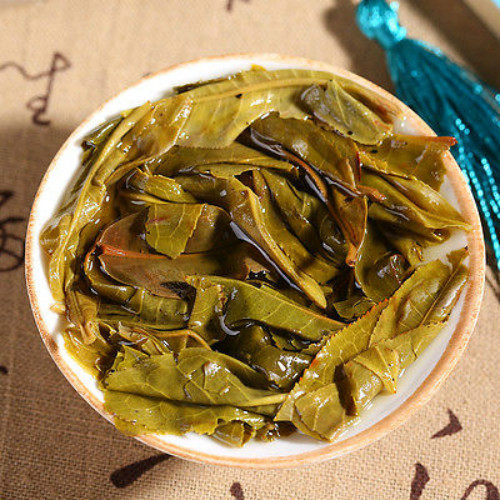 Pu-erh Tea Raw Sheng Yunnan Menghai Green Tea Cake Natural Premium 357g