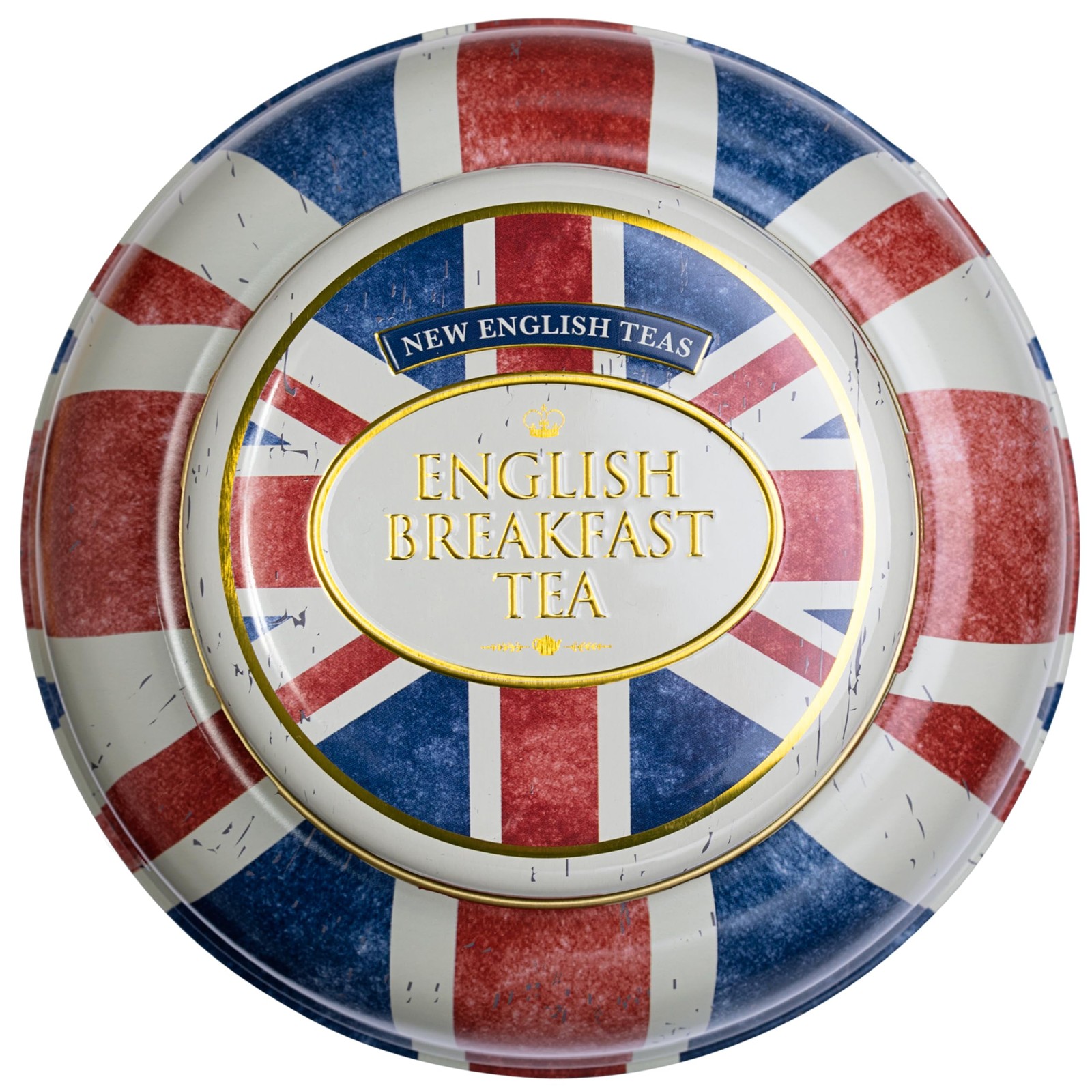 Union Jack Large Round Tea Caddy With 240 English Breakfast Teabags Kitchen