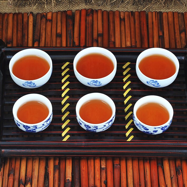 2016 Hou De Menghai Dayi Tea Shu Pu’er Tea Ripe Puerh Tea Puer Tea Cake 357g
