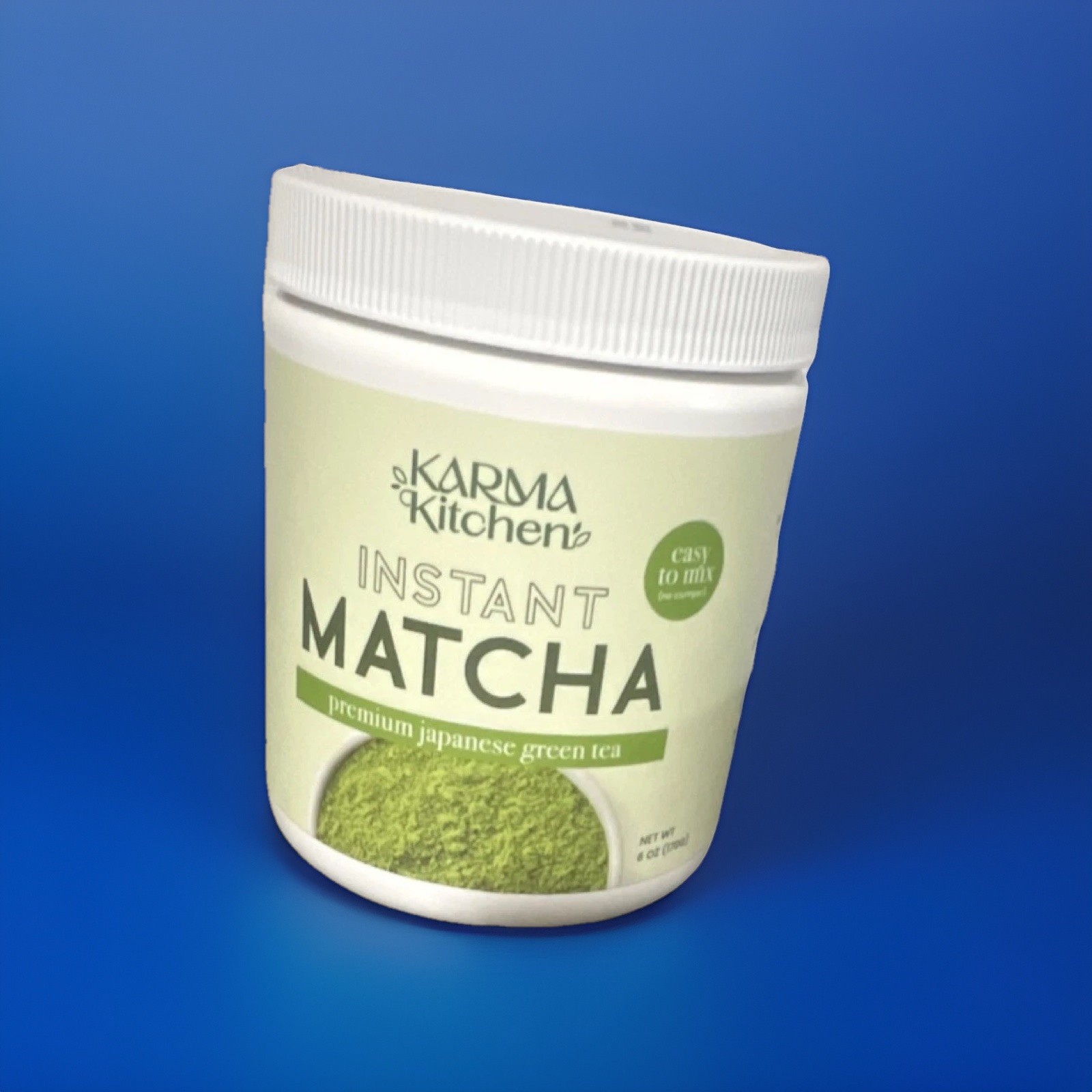 Karma Kitchen Instant Matcha Japanese Green Tea Powder 8oz Pantry