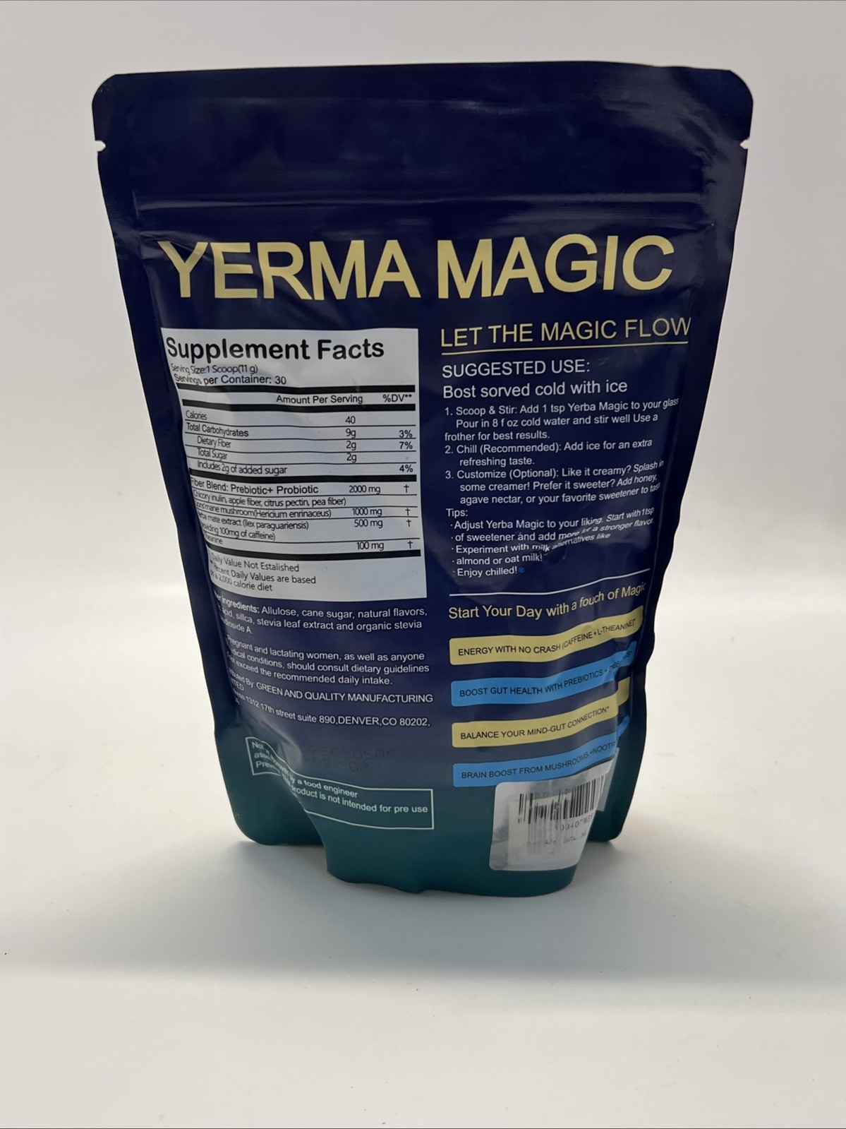2x Yerma Magic Peach Mango 30 Servings Each 3-in-1 Exp 04/27