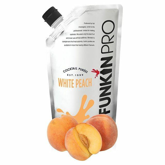 Funkin White Peach Puree – 1kg (2.2lbs)