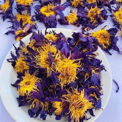 Blue Lotus Flower Dried Organic Flowers (Nymphaea Caerulea) Egyptian Tea