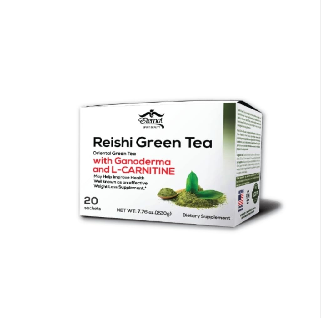 REISHI GREEN TEA (ORIENTAL TEA) WITH GANODERMA AND L-CANITINE (1 BOX)…