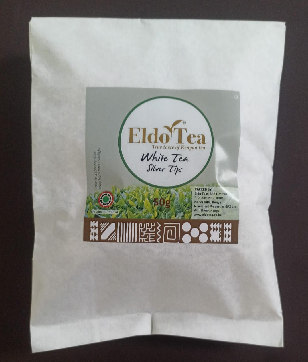 Silver Needle White Tea Loose KENYA Organic Premium Specialty Nandi EXP MAY 2028