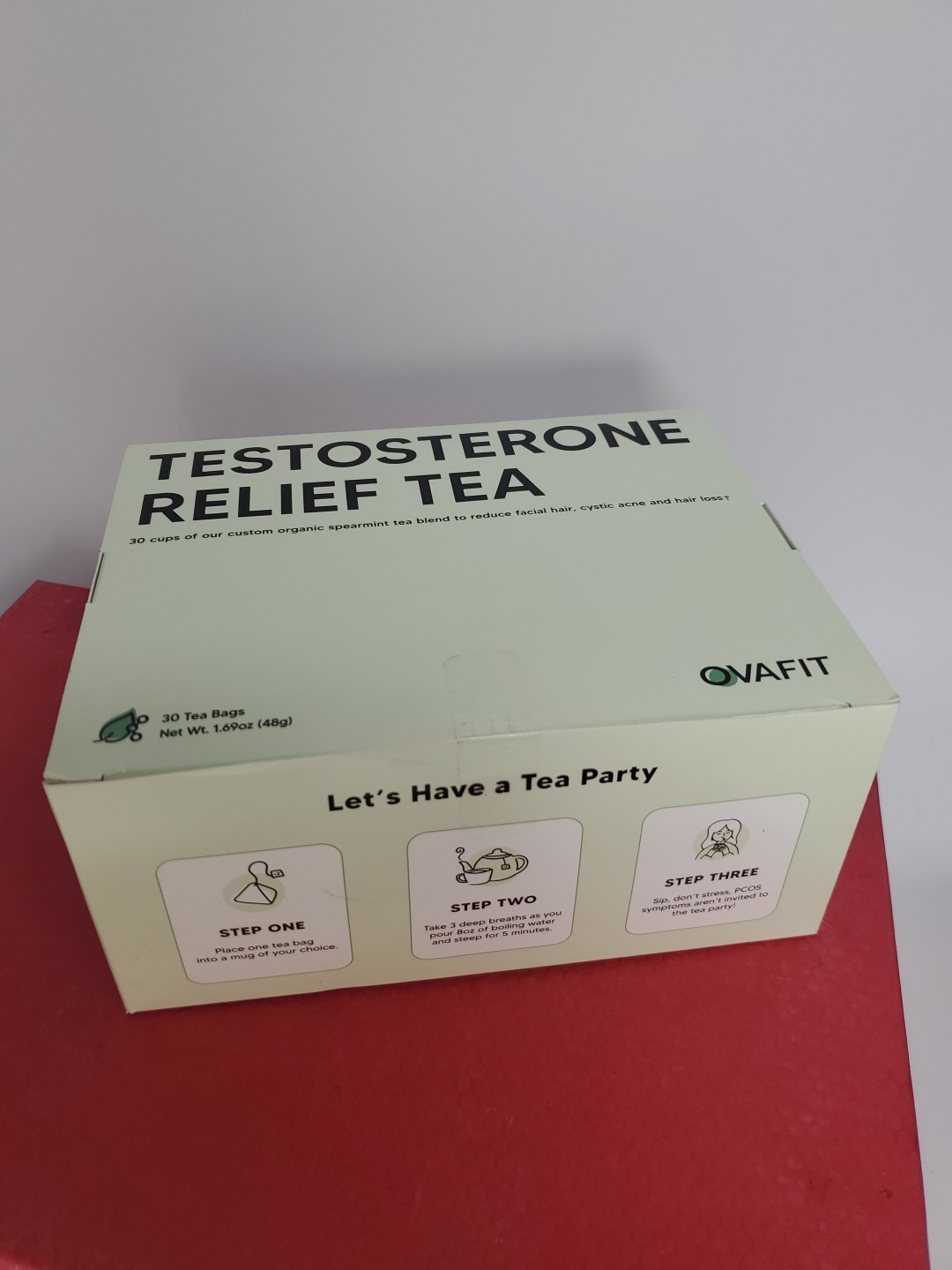Ovafit Testosterone Relief Tea 30 Bags PCOS Symptoms Management