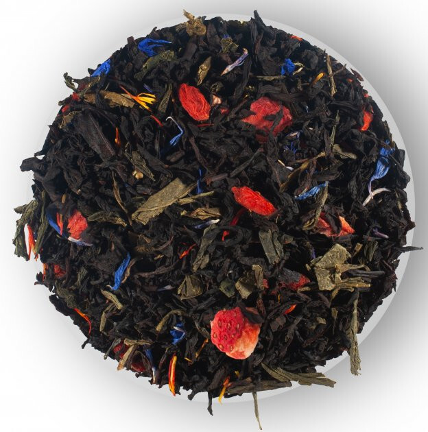 Lovare Splashes of champagne Blend of black & green loose tea 80g GIFT PACKAGING