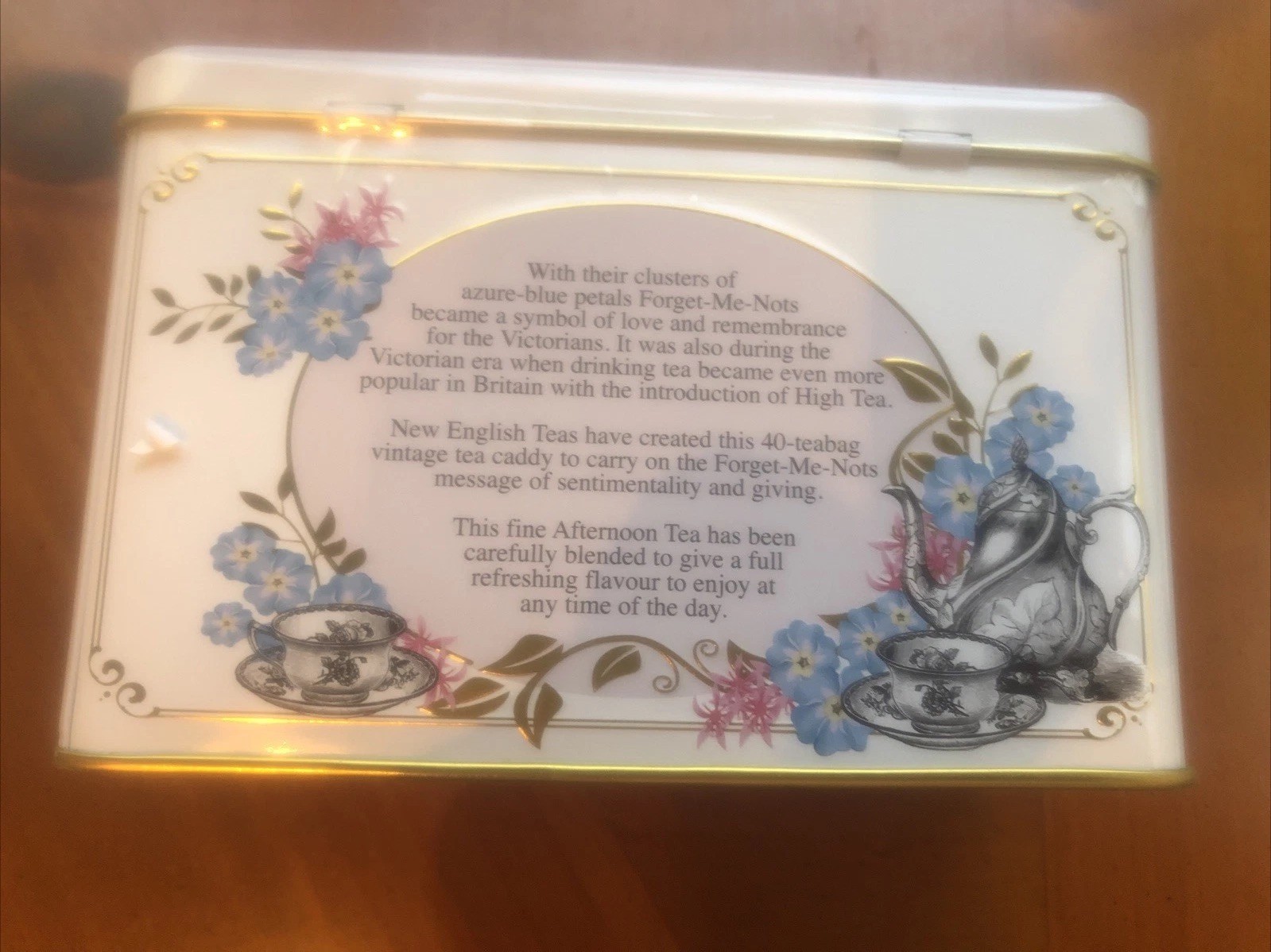 Traditional English Tea Fine Afternoon 40 Bags Presentation Tin New English Teas