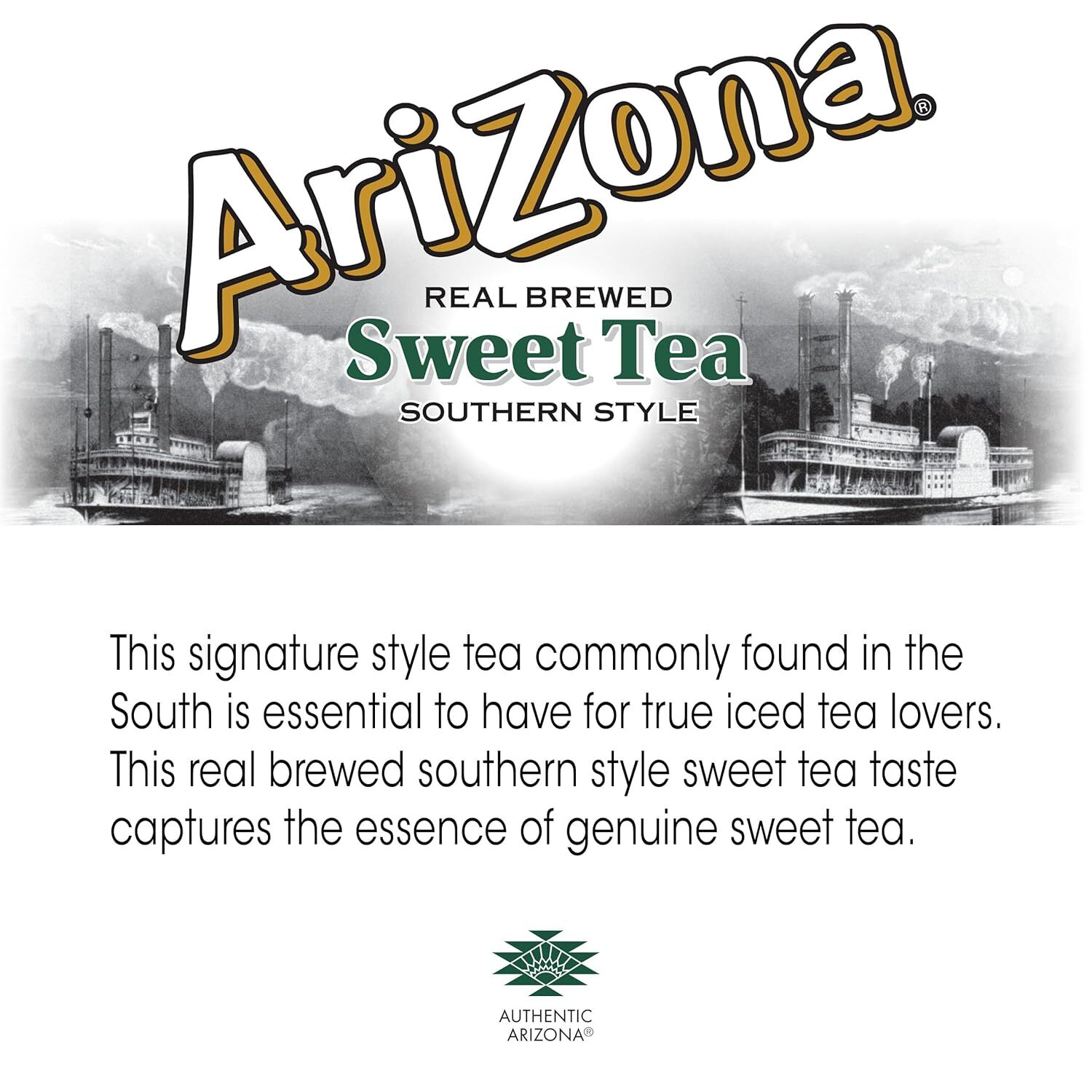 AriZona Sweet Tea – Big Can, 22 Fl Oz (Pack of 12)