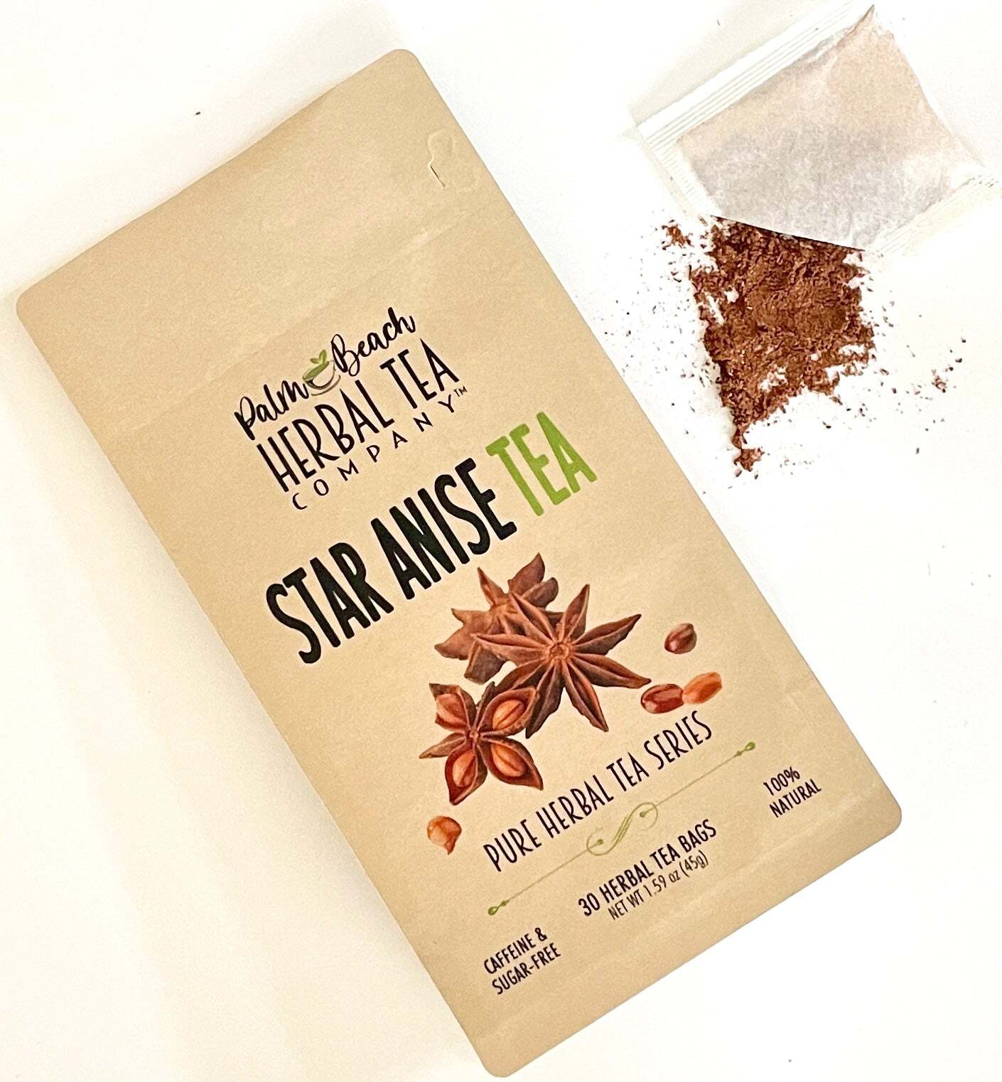 Star Anise Tea by Palm Beach Herbals | 30ct, Caffeine-Free